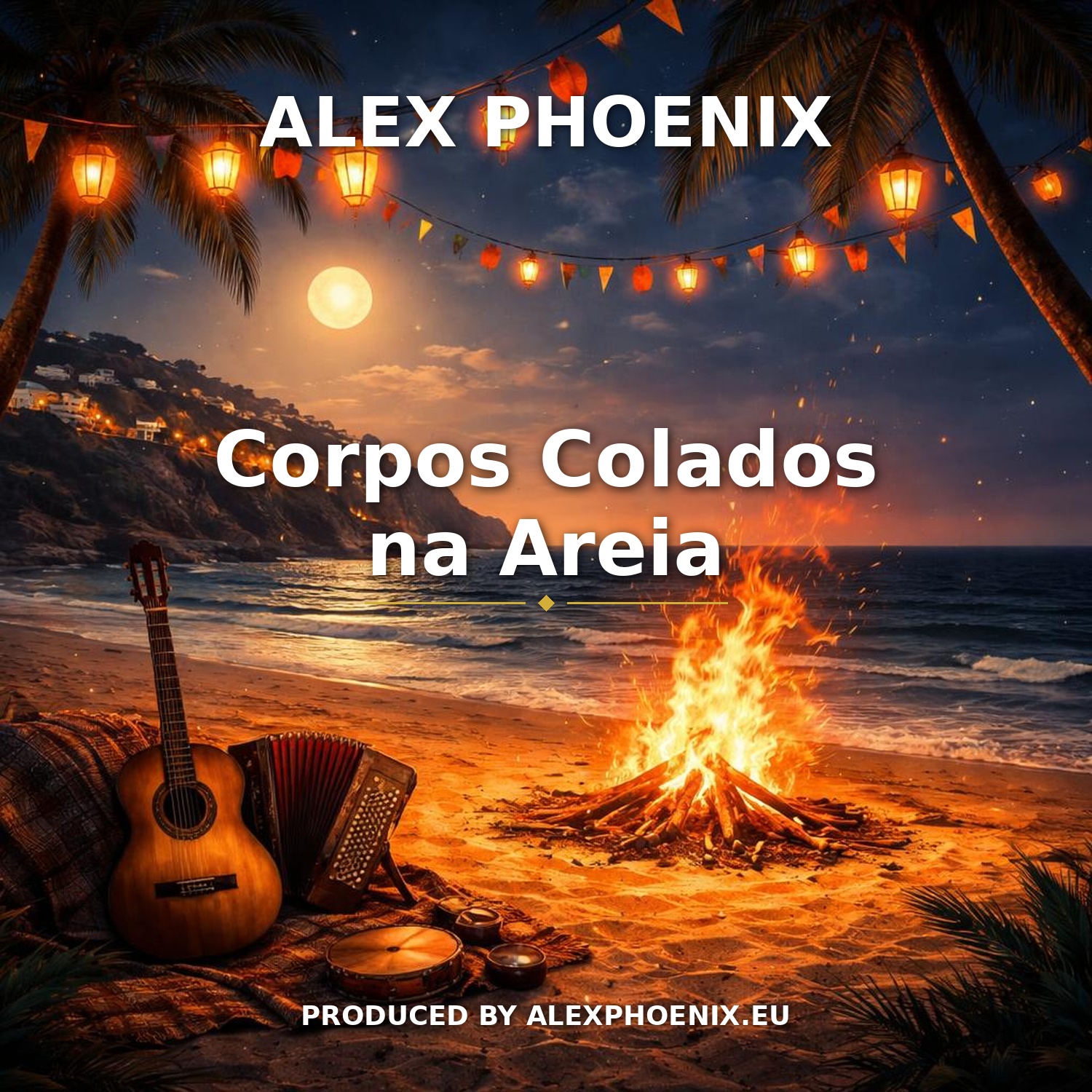 Corpos colados na areia